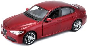 Авто модель Bburago Alfa Romeo Giulia 1:24 цена и информация | Развивающий мелкую моторику - кинетический песок KeyCraft NV215 (80 г) детям от 3+ лет, бежевый | kaup24.ee