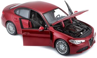 Automudel Bburago Alfa Romeo Giulia 1:24 цена и информация | Игрушки для мальчиков | kaup24.ee
