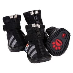 Ботинки для собак Rukka Step, размер 3, черные, 4 шт. цена и информация | Одежда для собак | kaup24.ee