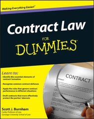 Contract Law For Dummies цена и информация | Книги по экономике | kaup24.ee