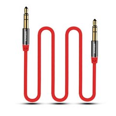 Remax RL-L100 Premium AUX Cable 3.5 mm -> 3.5 mm 1 m Red цена и информация | Кабели и провода | kaup24.ee