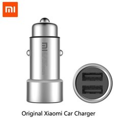 Xiaomi Mi Dual USB 2.4A x 2 (3.6A MAX) Quick Car Charger Silver (EU Blister) hind ja info | Mobiiltelefonide laadijad | kaup24.ee