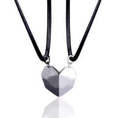 Ожерелье из двух частей в форме сердца с магнитной застежкой цена и информация | Украшение на шею | kaup24.ee
