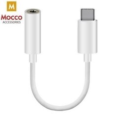 Mocco CM20 3.5 mm to USB-C Audio Adapter for phones White (OEM) hind ja info | USB jagajad, adapterid | kaup24.ee
