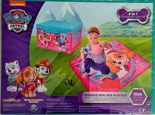 Hoiukasti-mängumatt Nickelodeon Paw Patrol Skye 2in1, 30x40x26 cm цена и информация | Игрушки для малышей | kaup24.ee