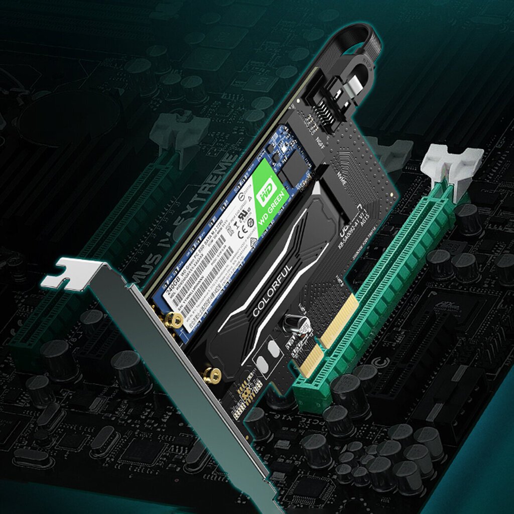 Ugreen PCIe 3.0 x4 to SSD M.2 M-Key / M.2 B-Key CM302 цена и информация | Regulaatorid | kaup24.ee