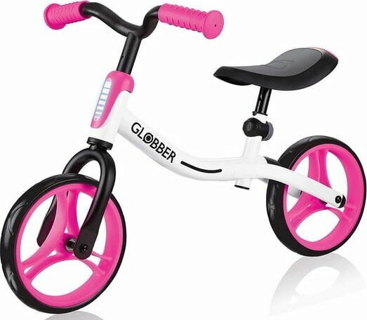 Tasakaaluratas Globber Go Bike 610262, valge/roosa hind ja info | Jooksurattad | kaup24.ee