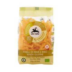 BIO gluteenivaba maisi- ja riisipasta - pasta Fusilli, Alce Nero, 250g hind ja info | Makaronid | kaup24.ee