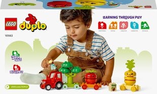 10982 LEGO® DUPLO Трактор для фруктов и овощей цена и информация | Конструкторы и кубики | kaup24.ee