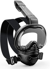 Weisiji snorgeldamise mask, must, suurus S/M hind ja info | Ujumismaskid | kaup24.ee