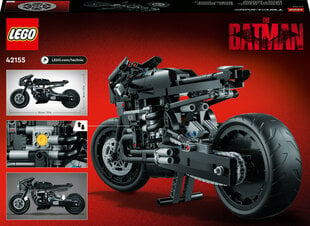 42155 LEGO® Technic THE BATMAN – BATCYCLE цена и информация | Конструкторы и кубики | kaup24.ee