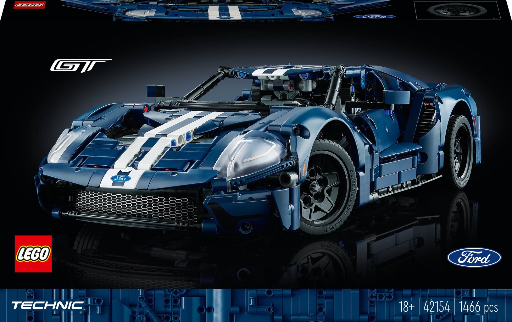 42154 LEGO® Technic 2022 Ford GT hind ja info | Klotsid ja konstruktorid | kaup24.ee