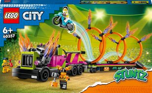 60357 LEGO® City Каскадный грузовик и вызов Огненное кольцо цена и информация | Конструкторы и кубики | kaup24.ee