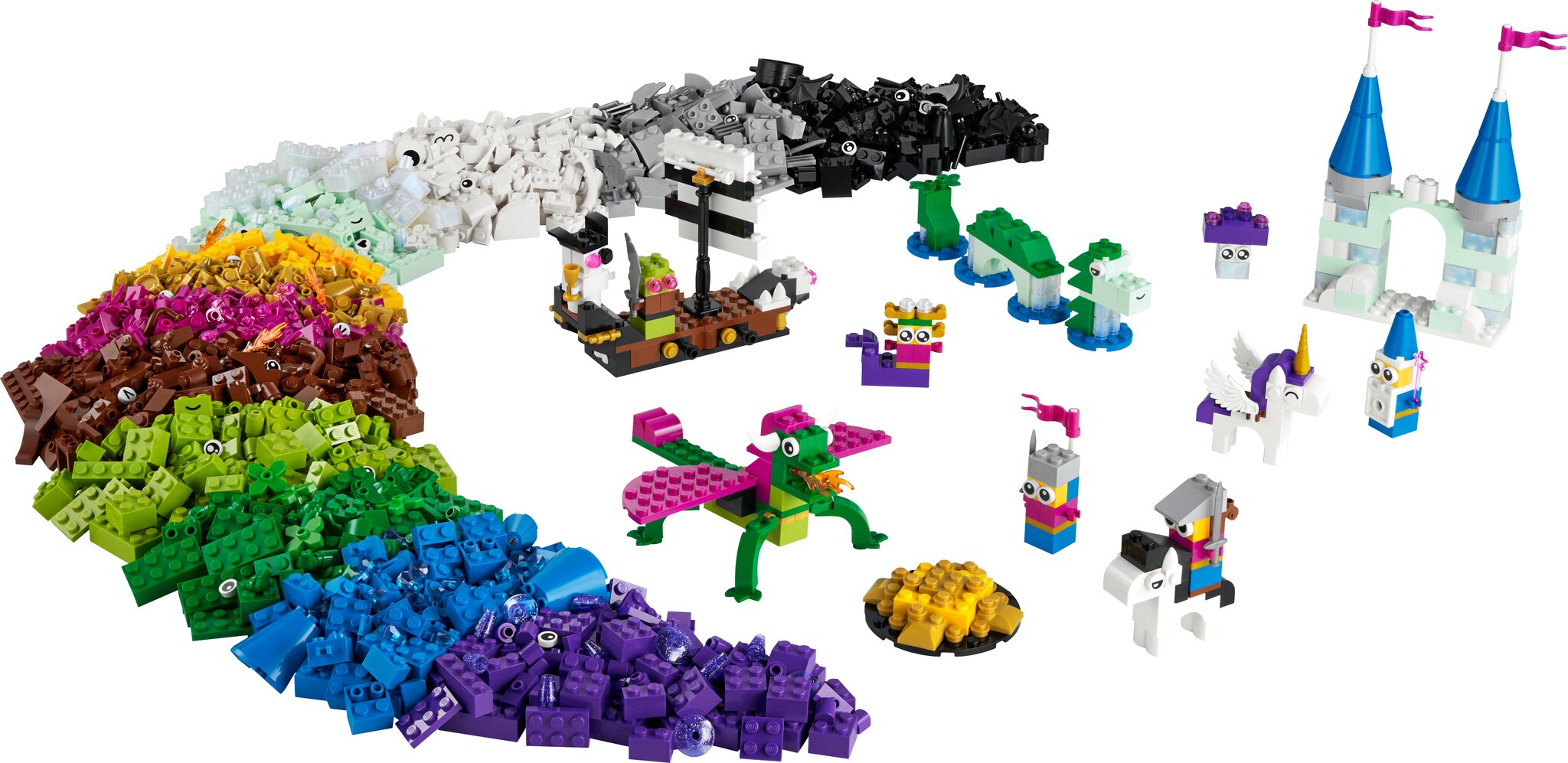 11033 LEGO® Classic Loominguline fantaasiauniversum hind ja info | Klotsid ja konstruktorid | kaup24.ee