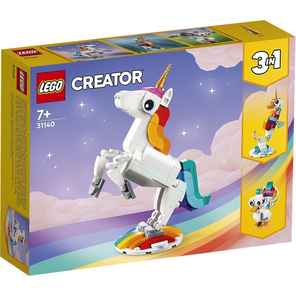 31140 LEGO® Creator Maagiline ükssarvik цена и информация | Klotsid ja konstruktorid | kaup24.ee