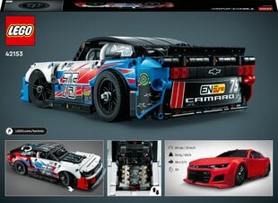 42153 LEGO® Technic Nascar® Next Gen Chevrolet Camaro ZL1 hind ja info | Klotsid ja konstruktorid | kaup24.ee