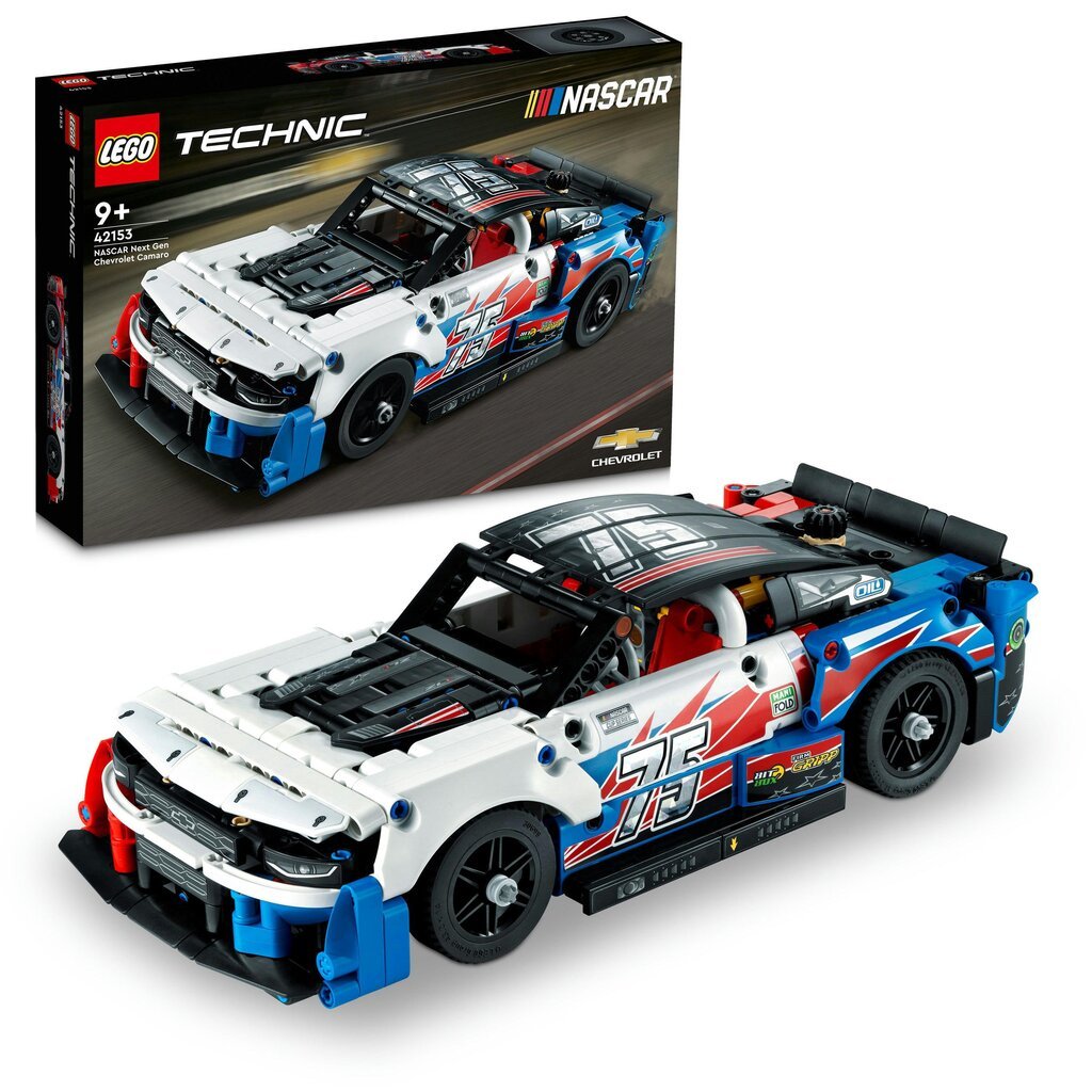 42153 LEGO® Technic Nascar® Next Gen Chevrolet Camaro ZL1 цена и информация | Klotsid ja konstruktorid | kaup24.ee