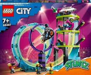 60361 LEGO® City Ülim mootorratta trikiväljakutse hind ja info | Klotsid ja konstruktorid | kaup24.ee