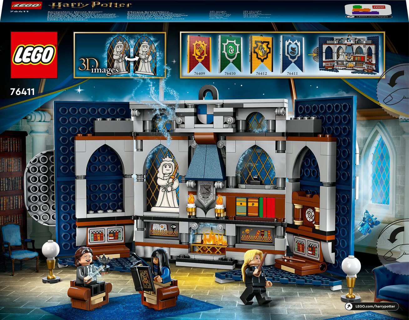 76411 LEGO® Harry Potteri Ravenclaw maja lint hind ja info | Klotsid ja konstruktorid | kaup24.ee