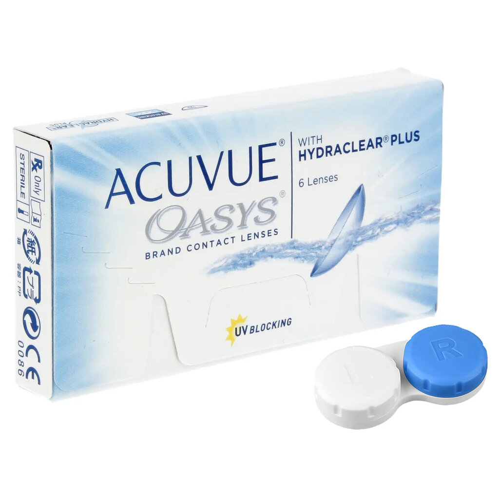 Kontaktläätsed Acuvue Oasys 6 tk, läätsekonteineriga цена и информация | Kontaktläätsed | kaup24.ee