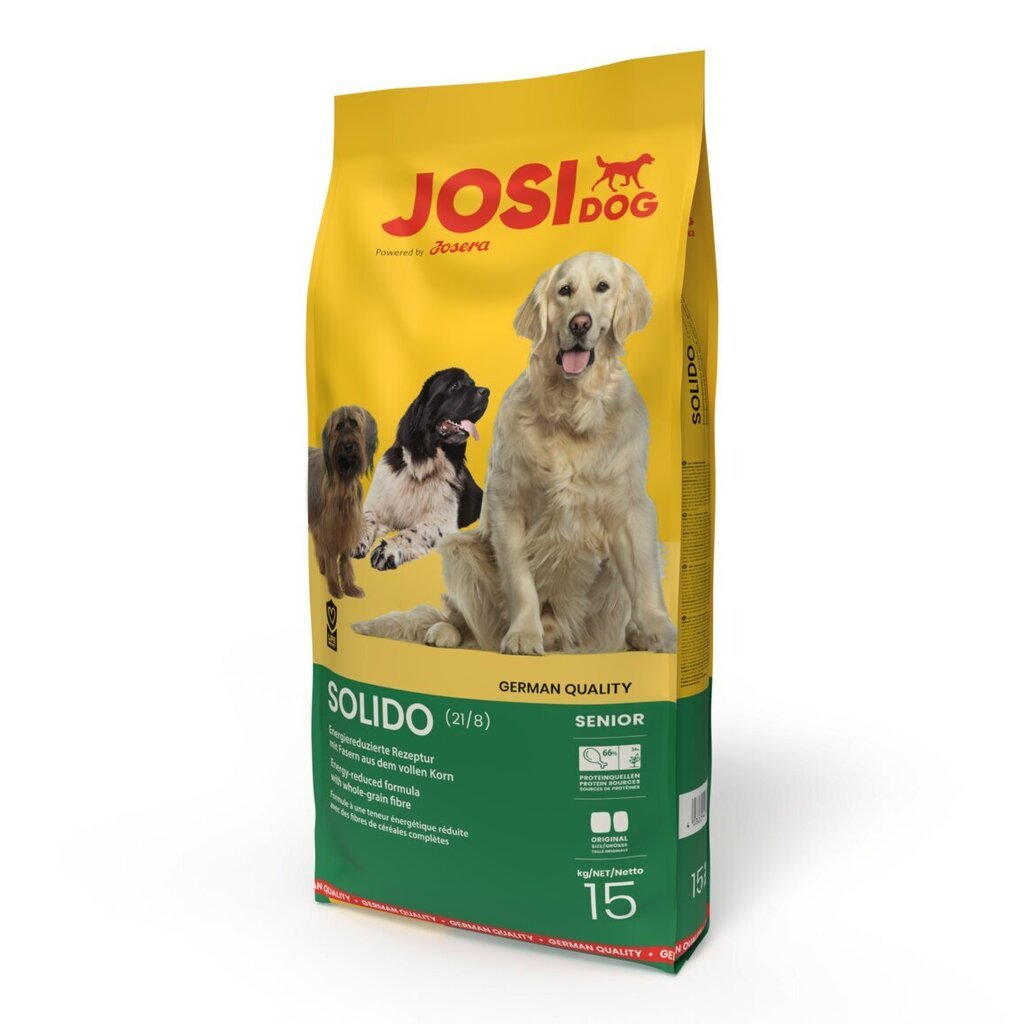 Kuivtoit vanematele koertele Josera Josidog Solido, 15 kg hind ja info | Kuivtoit koertele | kaup24.ee