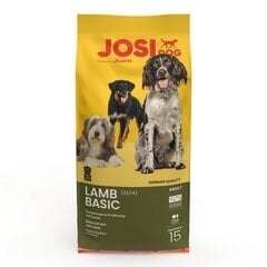 Kuivtoit koertele Josera Josidog Lamb Basic 15kg цена и информация | Сухой корм для собак | kaup24.ee