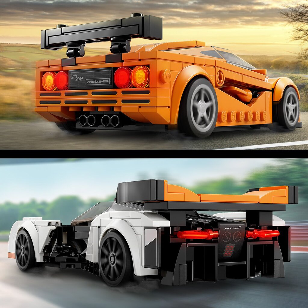 76918 LEGO® Speed Champions McLaren Solus GT ir McLaren F1 LM цена и информация | Klotsid ja konstruktorid | kaup24.ee