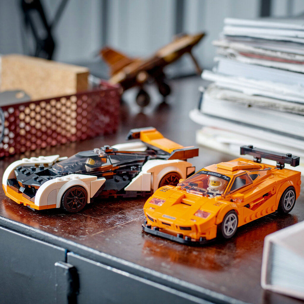76918 LEGO® Speed Champions McLaren Solus GT ir McLaren F1 LM hind ja info | Klotsid ja konstruktorid | kaup24.ee