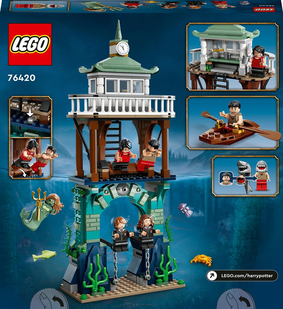 76420 LEGO® Harry Potteri Kolme Võluri Turniir Must järv hind ja info | Klotsid ja konstruktorid | kaup24.ee