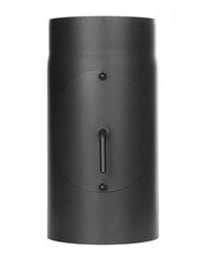 Труба для черного дымохода D 160 0.3m, с шибером и ревизией цена и информация | Принадлежности для отопительного оборудования | kaup24.ee