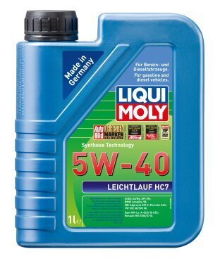 Liqui Moly mootoriõli HC7 5W-40, 1l цена и информация | Mootoriõlid | kaup24.ee