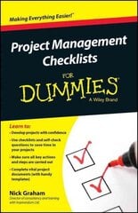 Project Management Checklists For Dummies цена и информация | Книги по экономике | kaup24.ee