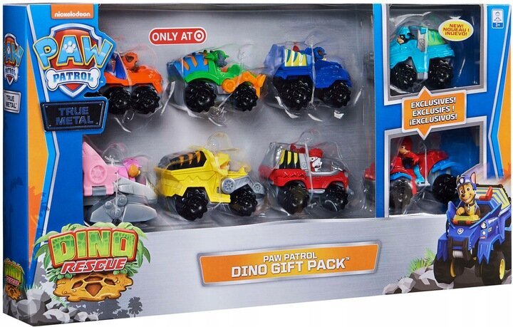 Paw Patrol metallist sõiduki komplekt, 8tk hind ja info | Poiste mänguasjad | kaup24.ee