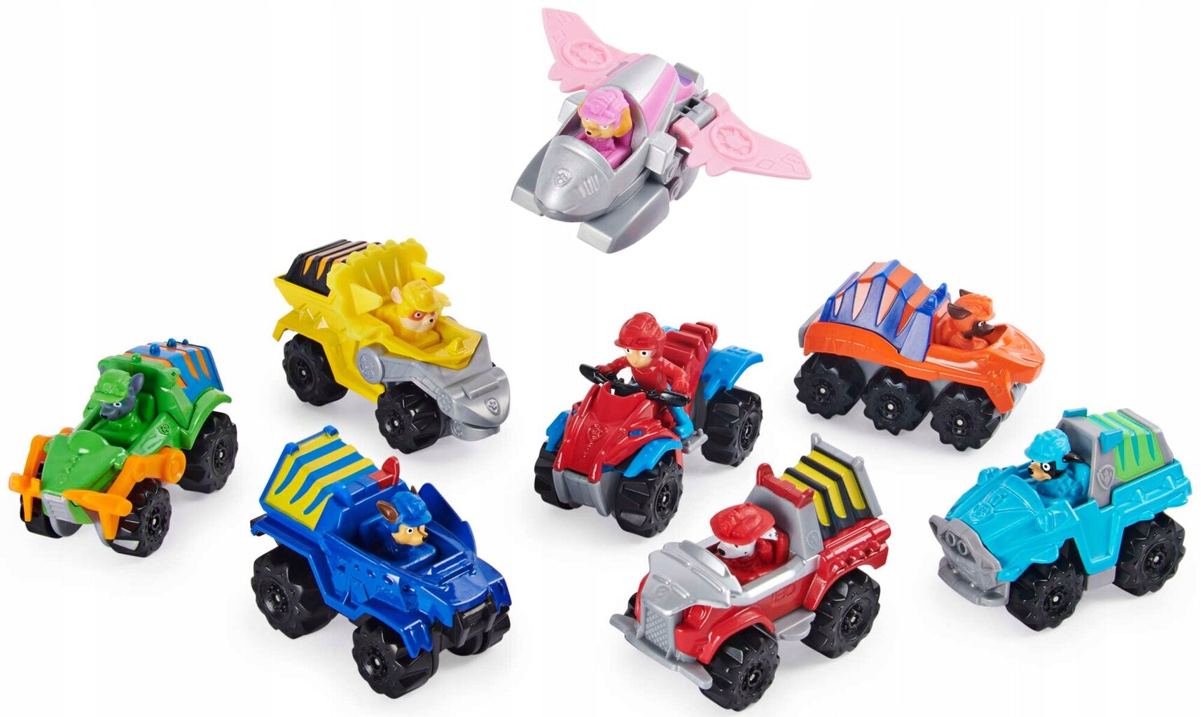 Paw Patrol metallist sõiduki komplekt, 8tk hind ja info | Poiste mänguasjad | kaup24.ee
