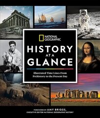 National Geographic History at a Glance: Illustrated Time Lines From Prehistory to the Present Day hind ja info | Ajalooraamatud | kaup24.ee