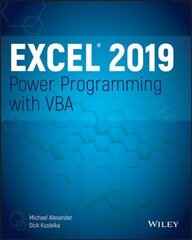 Excel 2019 Power Programming with Vba цена и информация | Книги по экономике | kaup24.ee