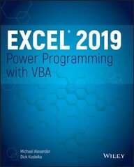 Excel 2019 Power Programming with VBA цена и информация | Книги по экономике | kaup24.ee