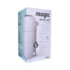 Konteiner kasutatud mähkmete jaoks koos kottidega. Magic white (25 mähkme jaoks), MA-C110WH 2 цена и информация | Подгузники | kaup24.ee