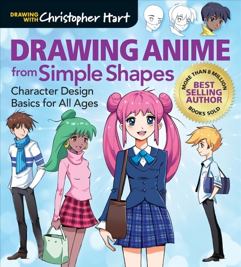 Drawing Anime from Simple Shapes: Character Design Basics for All Ages цена и информация | Tervislik eluviis ja toitumine | kaup24.ee