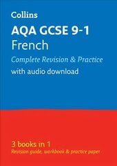 AQA GCSE 9-1 French All-in-One Complete Revision and Practice: Ideal for Home Learning, 2022 and 2023 Exams edition, AQA GCSE French All-in-One Revision and Practice цена и информация | Книги для подростков и молодежи | kaup24.ee