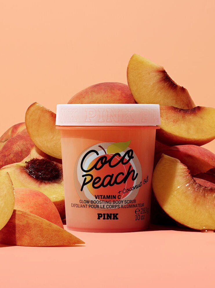 Pink Coco Peach kehakoorija (283g) цена и информация | Kehakoorijad | kaup24.ee