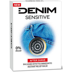 Habemeajamisjärgne palsam Denim Sensitive, 100 ml hind ja info | Raseerimisvahendid | kaup24.ee