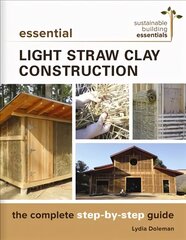 Essential Light Straw Clay Construction: The Complete Step-by-Step Guide цена и информация | Книги по архитектуре | kaup24.ee