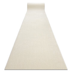 Rugsx ковровая дорожка Karmel, белая, 80 см цена и информация | Ковры | kaup24.ee