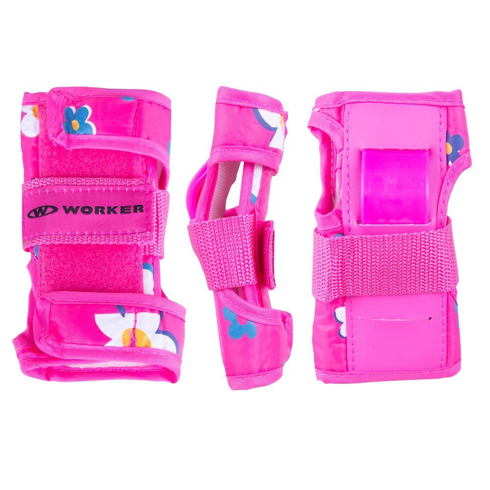 Rulluisukomplekt tüdrukutele Worker Polly LED Pink S 30-33 hind ja info | Rulluisud ja tarvikud | kaup24.ee