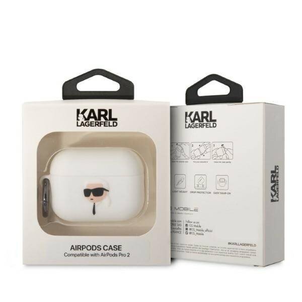 Karl Lagerfeld KLAP2RUNIKH sobib AirPods Pro 2 hind ja info | Kõrvaklappide tarvikud | kaup24.ee