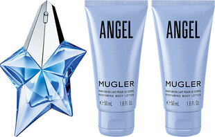 Komplekt naistele Thierry Mugler Angel: EDP, 25 ml + ihupiim 2 x 50 ml цена и информация | Женские духи | kaup24.ee