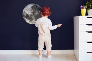 Vinüülkleebis seinal Täielik kuu kosmiline sisekujundus - 50 x 50 cm цена и информация | Декоративные наклейки | kaup24.ee