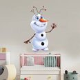 Милая наклейка Снеговик Праздничный декор интерьера - 100 х 71 см