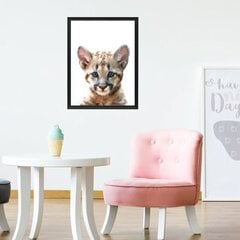 Настенный постер милый леопард, Плакат с животными, Декор для детской комнаты - 40 х 30 см цена и информация | Декоративные наклейки | kaup24.ee